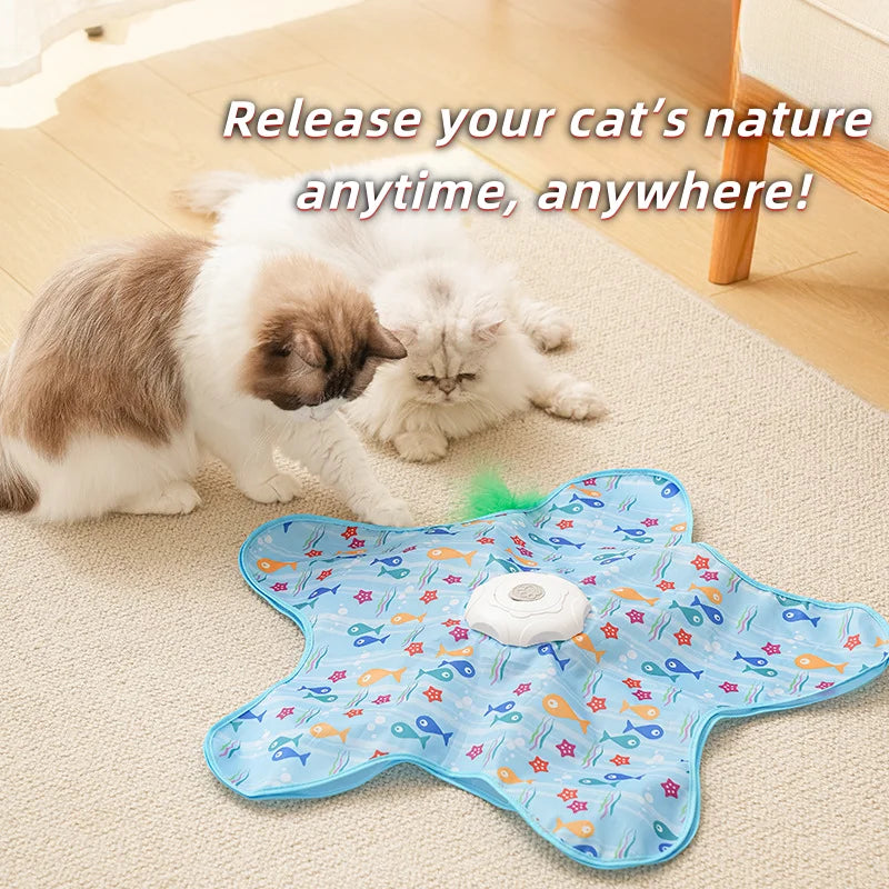 Automatic Cat Blanket Toy