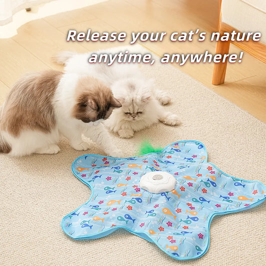 Automatic Cat Blanket Toy