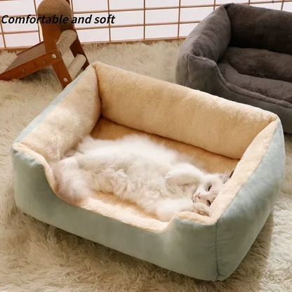 Soft Winter Cat Cushion Bed