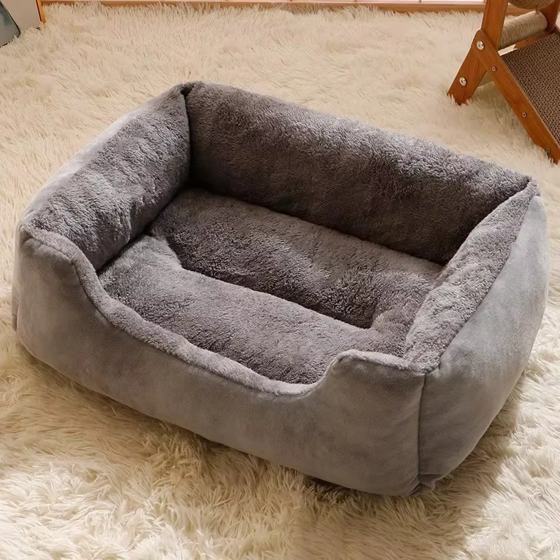 Soft Winter Cat Cushion Bed